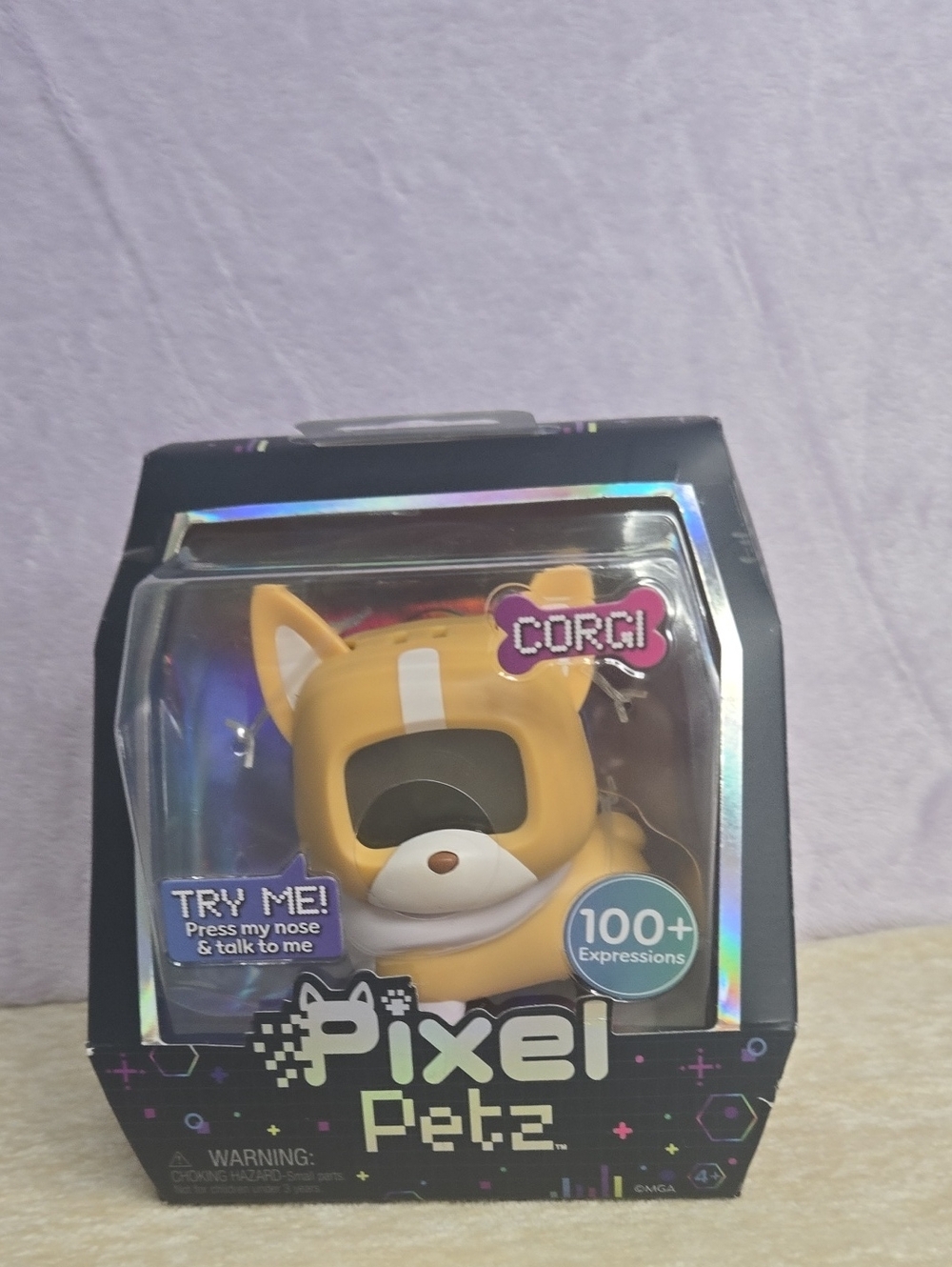 Pixel Petz Corgi Interactive Toy - Yellow